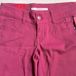 Vintage Pink Jeans Xhilaration NWT Size 3 Barbie Pink